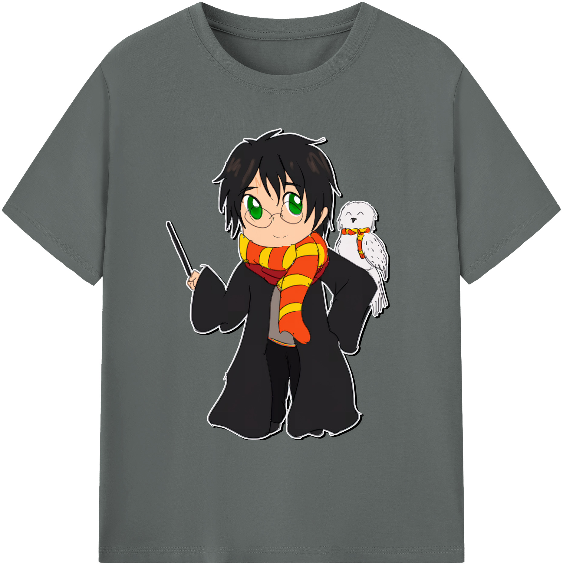 （画像用） Harry Potter ハリー・ポッターシリーズ 綿100％ メンズ半袖Tシャツ｜肌触りやわらか＆通気性